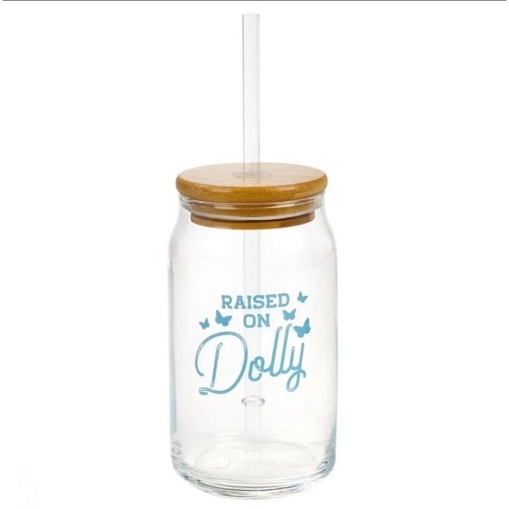 Raised On Dolly Light Blue Glass Tumblr (Brand New) RARE #315,316